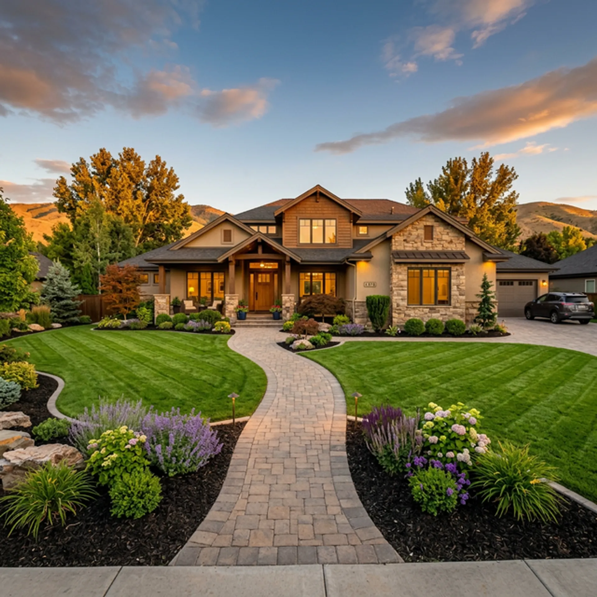 Beautifully landscaped Treasure Valley property