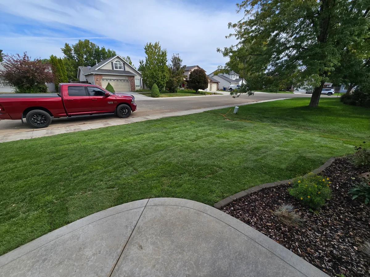 Landscaping project in Boise area
