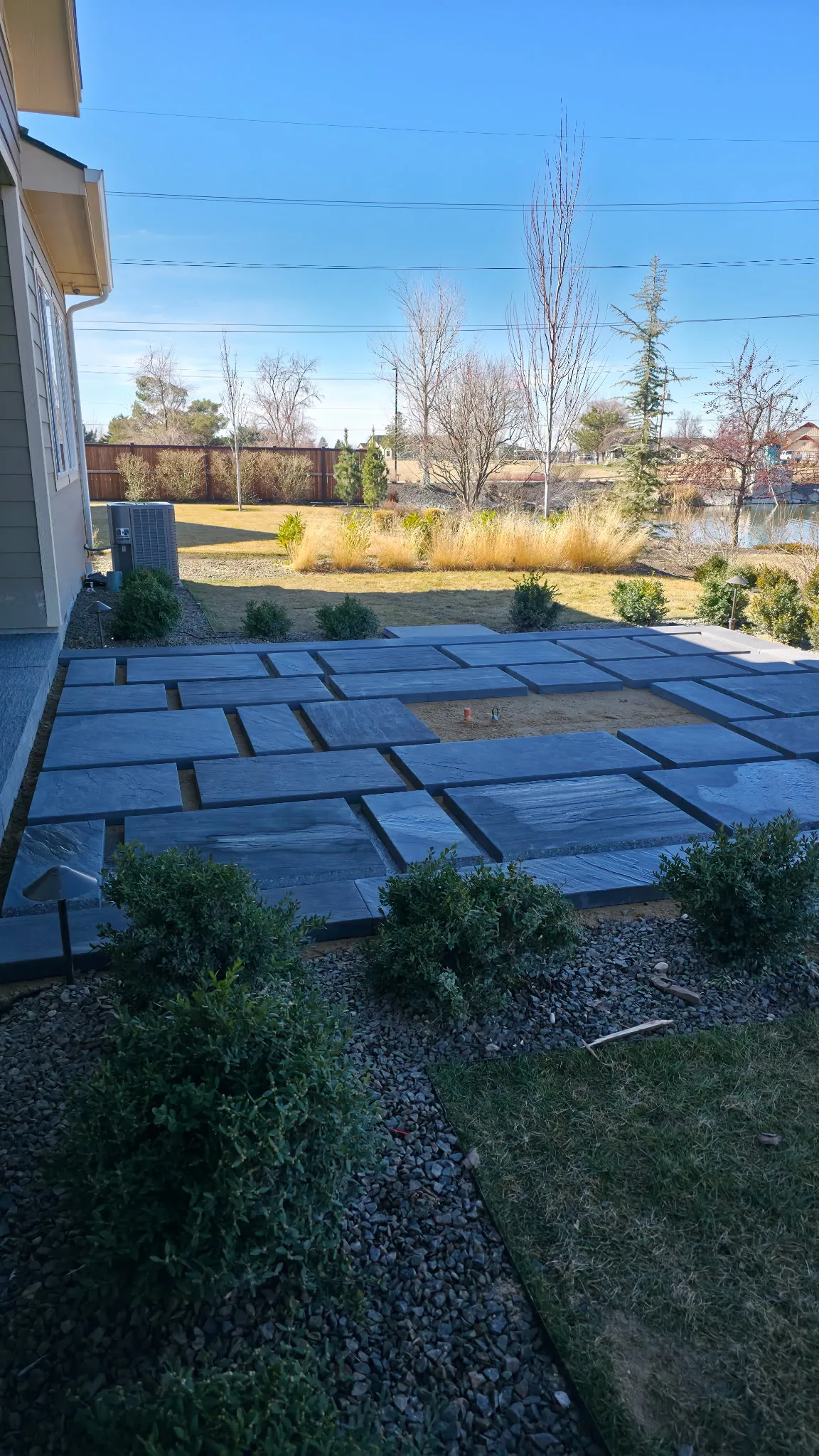 Landscaping project in Boise area